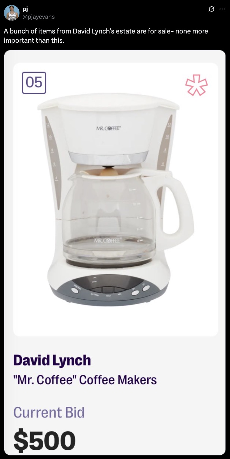 Next up, a pack of cigs for $100